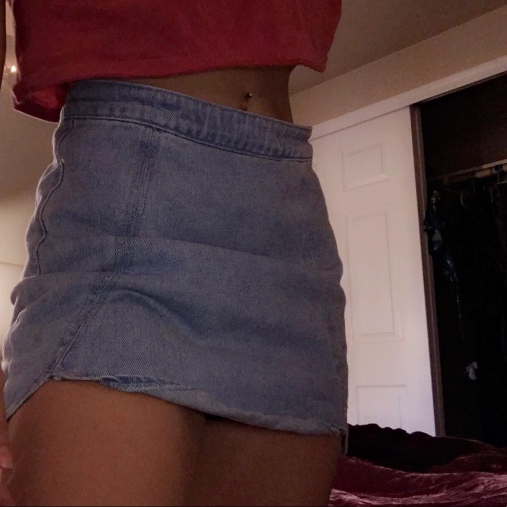 Jean Skirt from PacSun